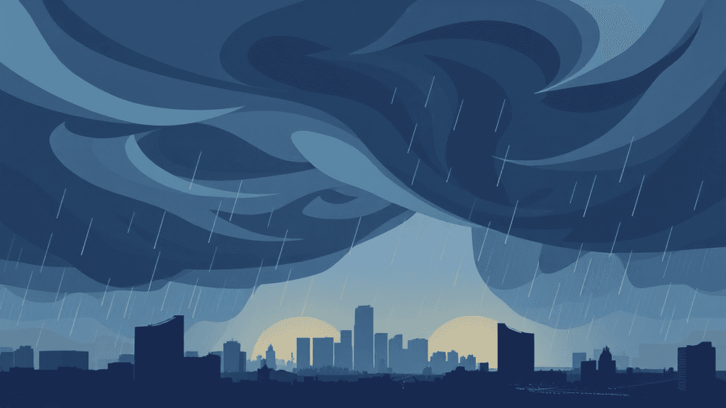 Header image for:  Grand Rapids Endures Atmospheric Fluctuations: A Chronicle of Thermal Readings and Aqueous Descent—A Fellow Human Observes