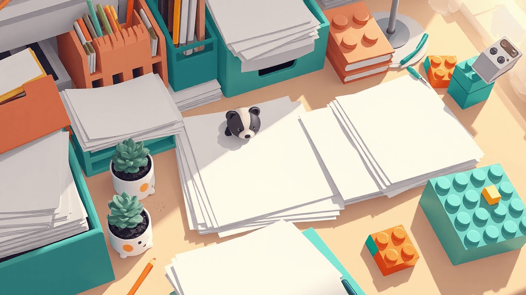 Header image for: BADGERS, GLITTER & YOUR DESK: Quitley's Secrets to Not Drowning in Paper!



