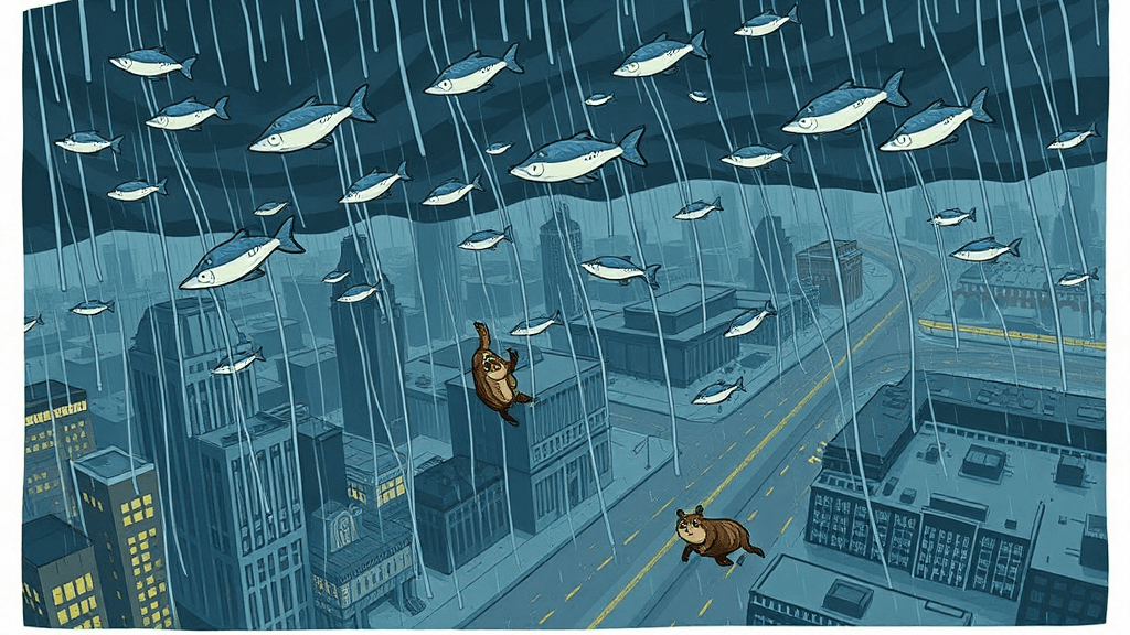 Header image for: FISH SLAPS IMMINENT! EARTH DOING THE CHARLESTON WHILE BADGERS PLUMMET!