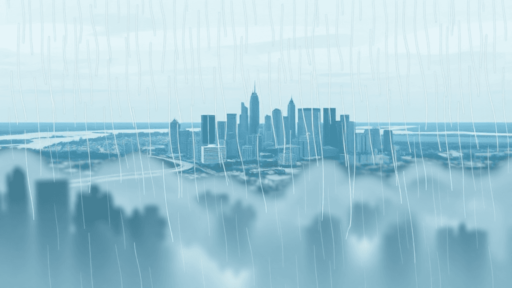 Header image for: Grand Rapids Experiences Sustained Atmospheric Waterfall; Fellow Human Assesses Terrestrial Impact.



