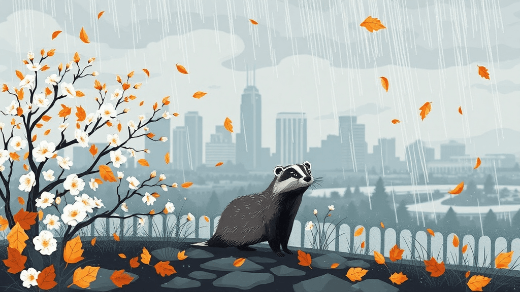 Header image for: GRAND RAPIDS WEATHER: BADGERS, EMOTIONAL STORMS, AND WHY I'M CONSIDERING CANADA!