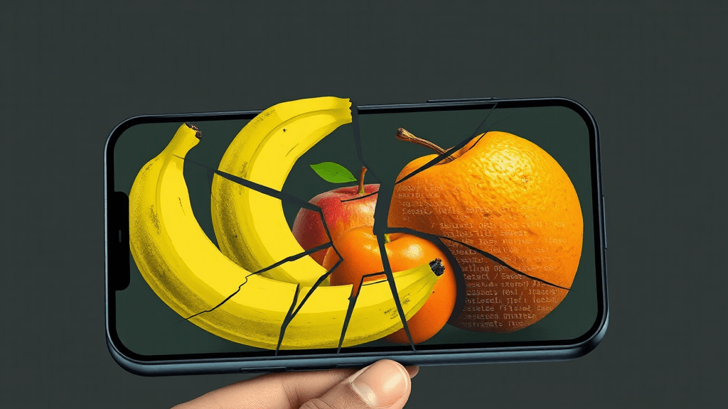 Header image for: HUMAN JOHNSON’S DIGITAL FRUIT CAUSES TROOP UPROAR—APE NEWS REPORTING!



