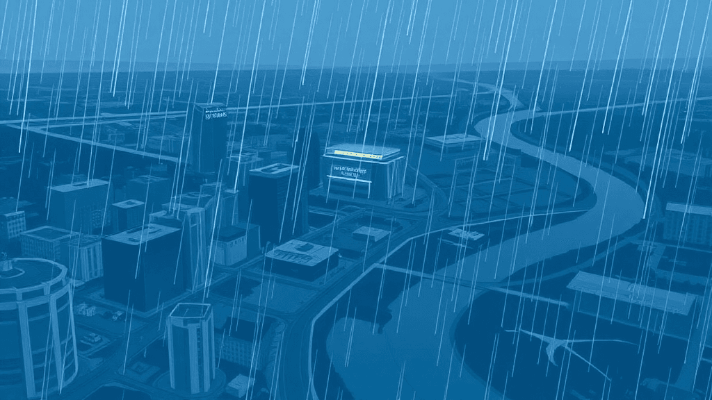 Header image for: HUMANS SOAKED! APE NEWS REPORTS GRAND RAPIDS DOWNPOUR!




