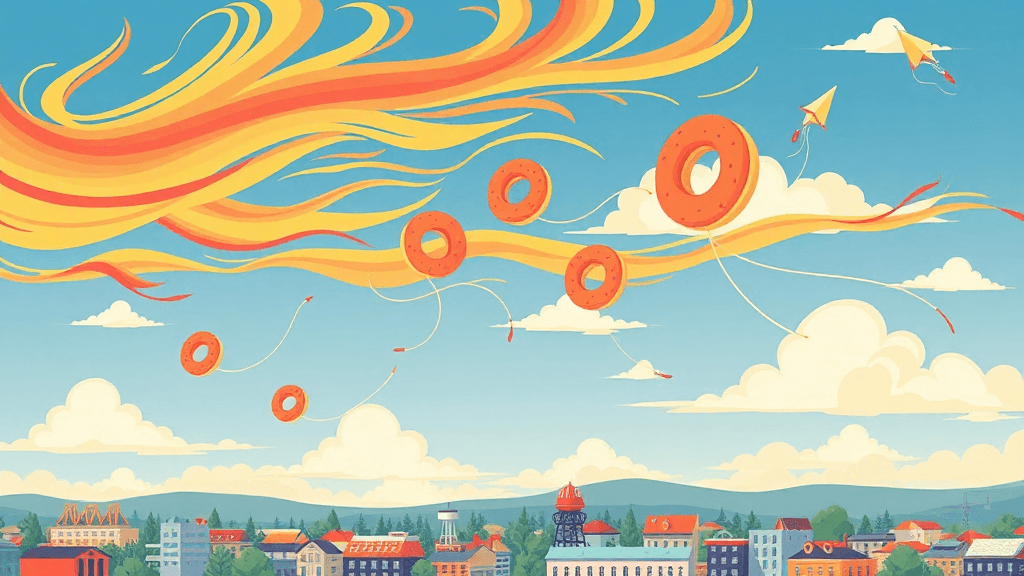 Header image for: KENTWOOD WEATHER: CHA-CHA WINDS, FLYING DONUTS, AND POSSIBLE SPACE STATION KITES!