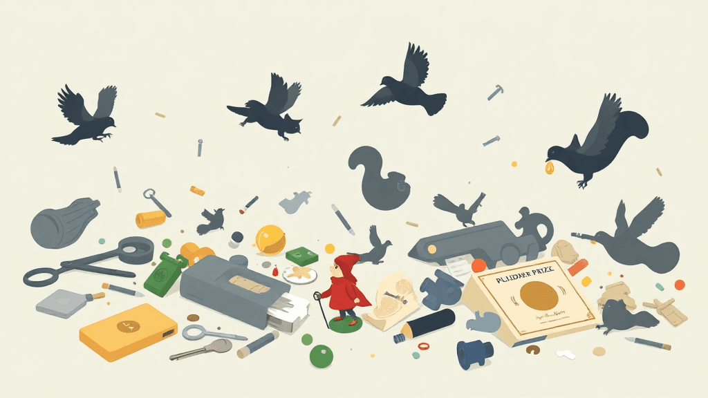 Header image for: KEYS VANISH! PIGEONS, SQUIRRELS, AND MY PULITZER ARE ALL CONNECTED! (Bartholomew is a JERK)