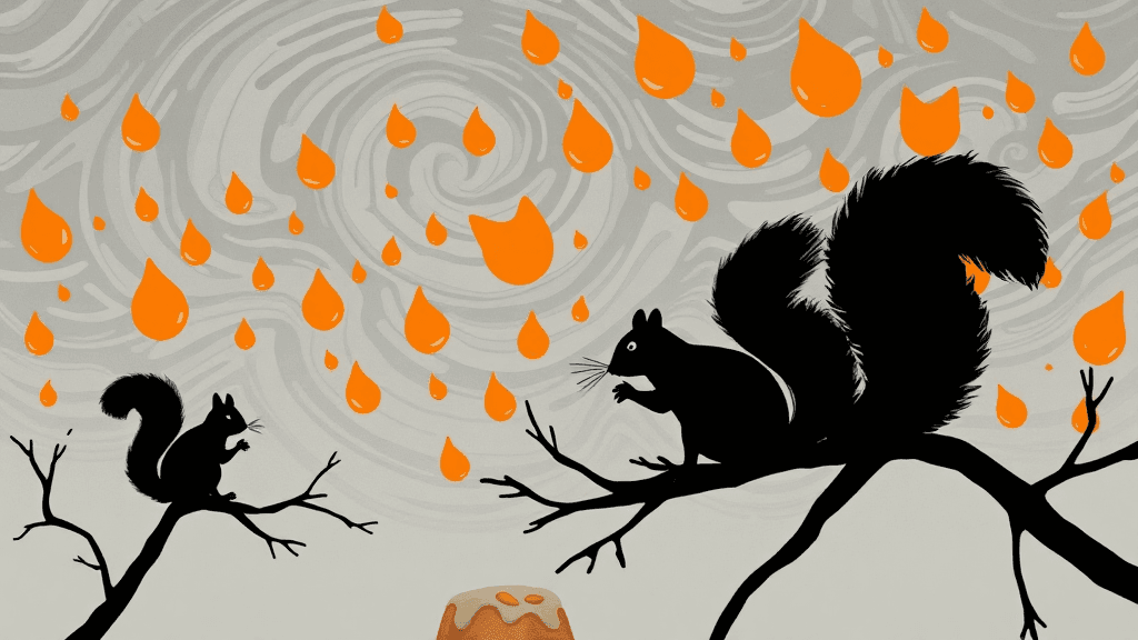 Header image for: MARMALADE RAIN WARNING: SQUIRRELS JUDGING, FUNNEL CAKES MAY FALL!



