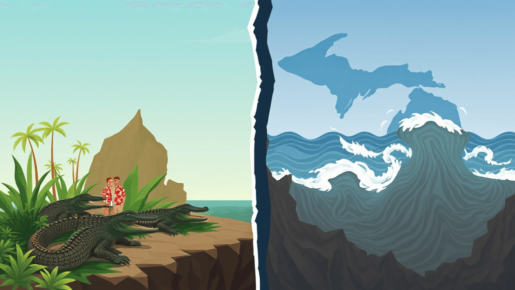 Header image for: MICHIGAN IMPLODING DUE TO RESTLESS LAKES & ALLIGATOR FASHION!



