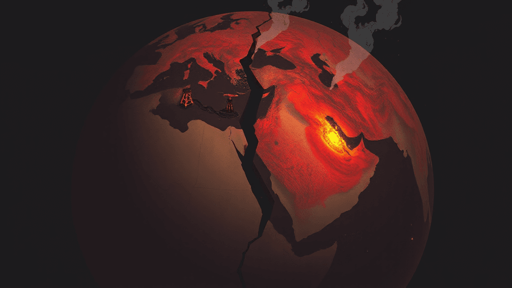 Header image for: MIDDLE EAST RUMBLE! Ape News Says Humans Dance on Volcano!



