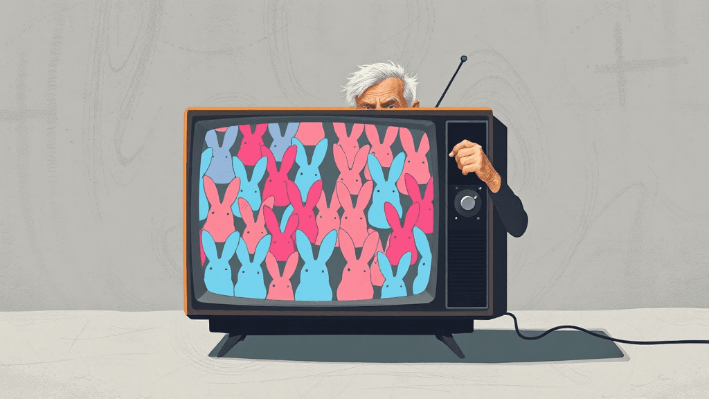 Header image for: MR GRUMBLES IS MAD AT THE BUNNY!



