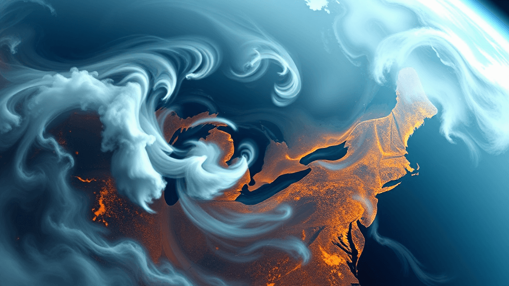 Header image for: NORTH AMERICAN ATMOSPHERE EXHIBITS COMPLEX INTERPLAY OF MOISTURE AND THERMAL VARIATIONS



