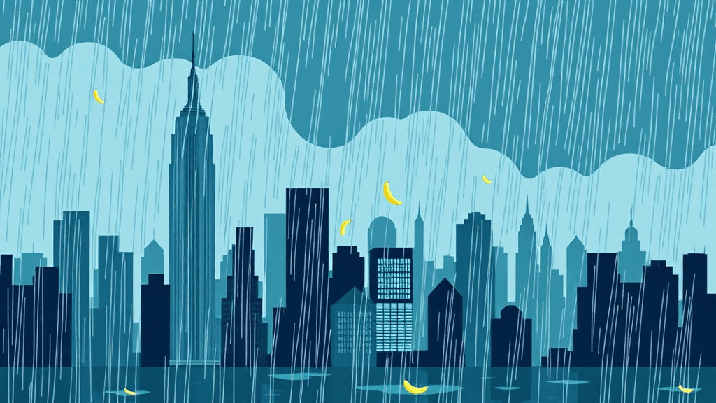 Header image for: NYC SOAKED! APE NEWS WARNS OF WET DAYS AHEAD!



