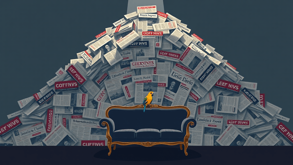 Header image for: PARROTS AGREE: News is Terrifying, Fainting Couches are BACK!