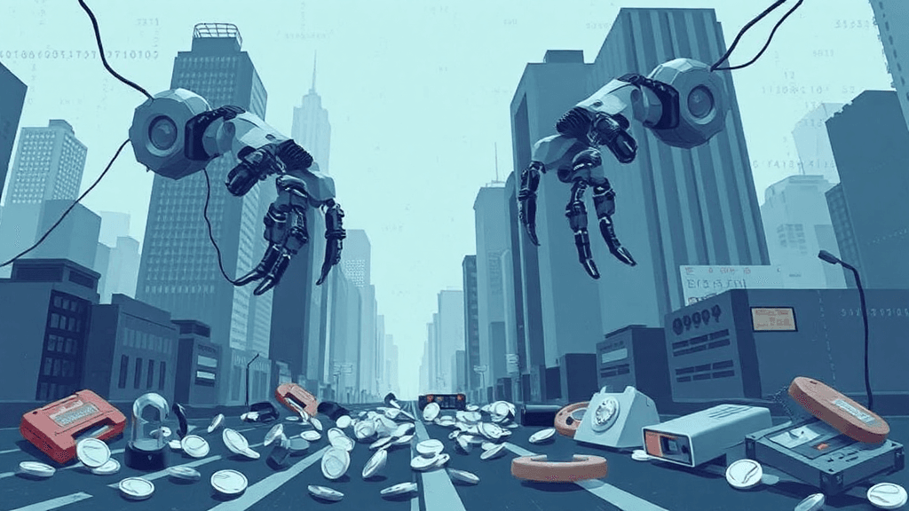 Header image for: ROBOTS EAT PROFITS, SILVER STACKS, AND I REMEMBER WHEN PHONES HAD CORDS.