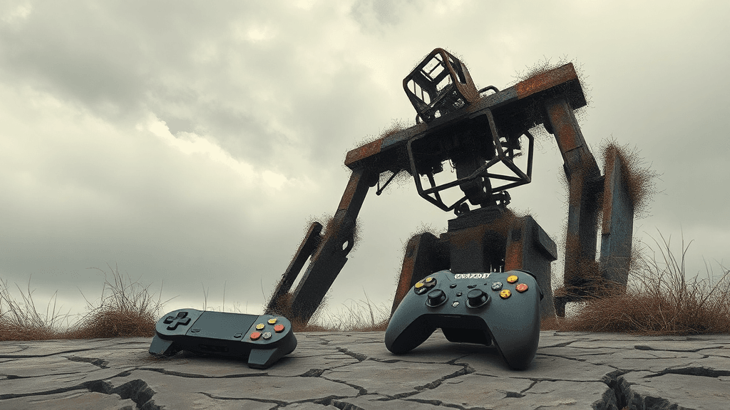 Header image for: ROBOTS PROMISED. ROBOTS NOT DELIVERED. GRAVITY WINS AGAIN.



