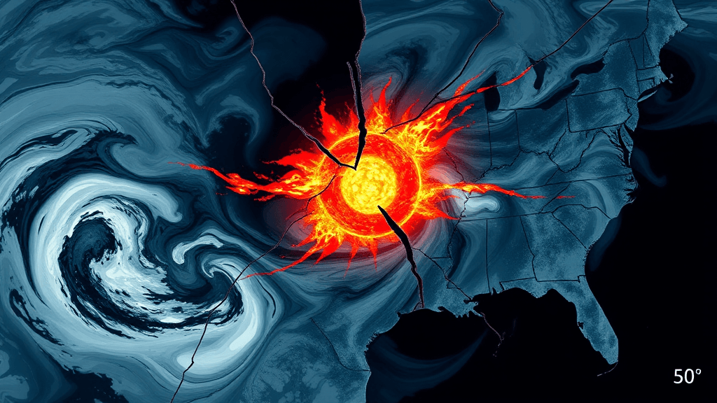 Header image for: SOLAR FLARES AND SHADY FORECASTS: IS BIG WEATHER HIDING SOMETHING?