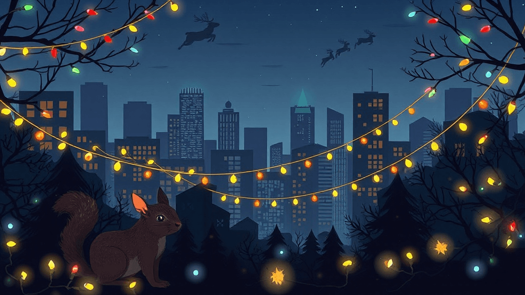 Header image for: SQUIRRELS CONFIRM: Lights, Pretzels, & Possible Reindeer Invasion This Week!