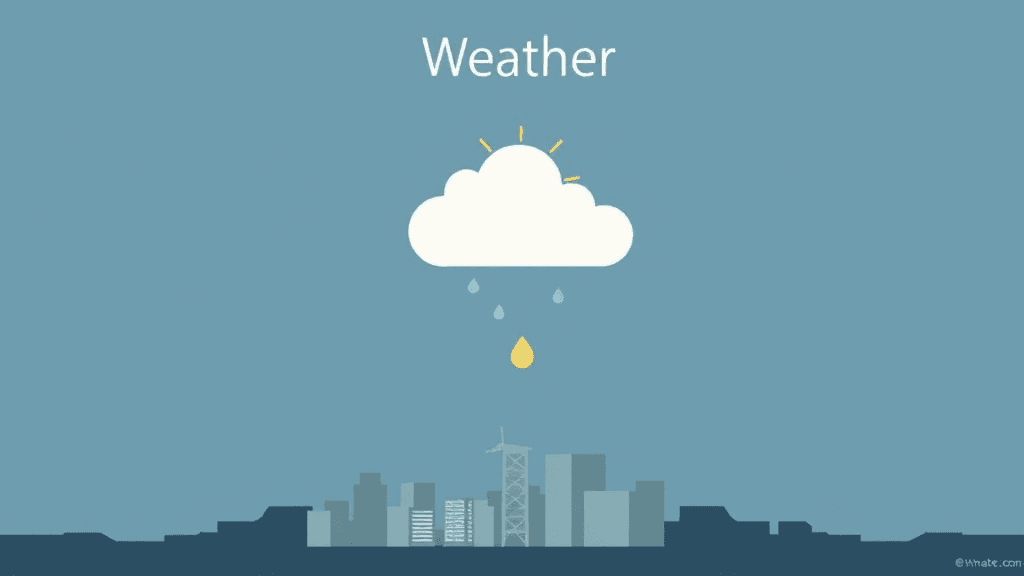 Header image for: WEATHER EXISTS. SHOCKING.



