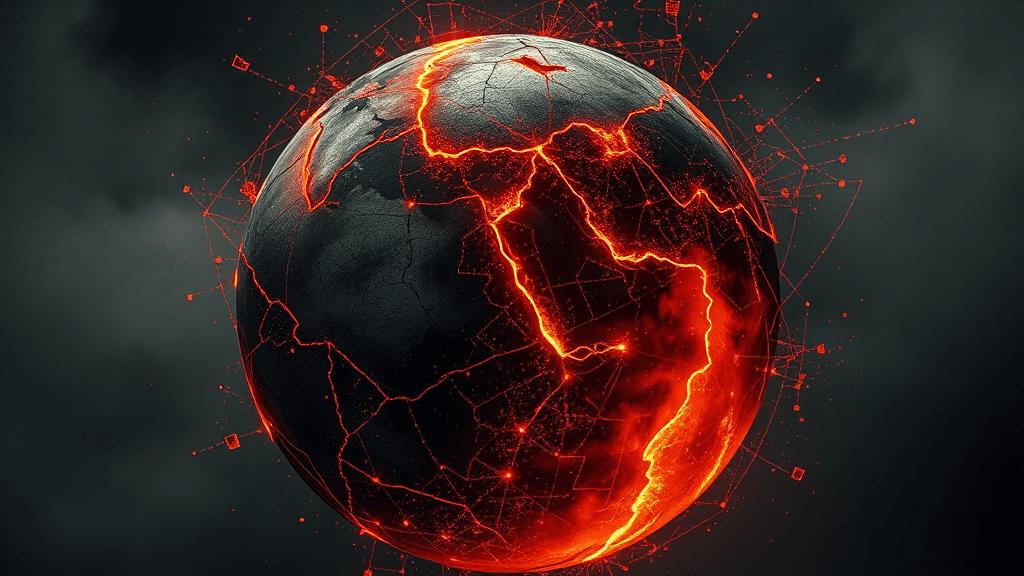 Header image for: WORLD IMPLODING. NO SURPRISES.



