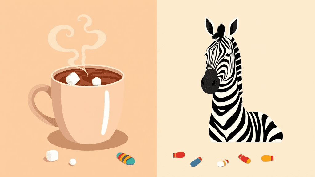 Header image for: ZEBRAS CHOCOLATE & LOST SOCKS OH MY! (Mildred Says Celebrate!)



