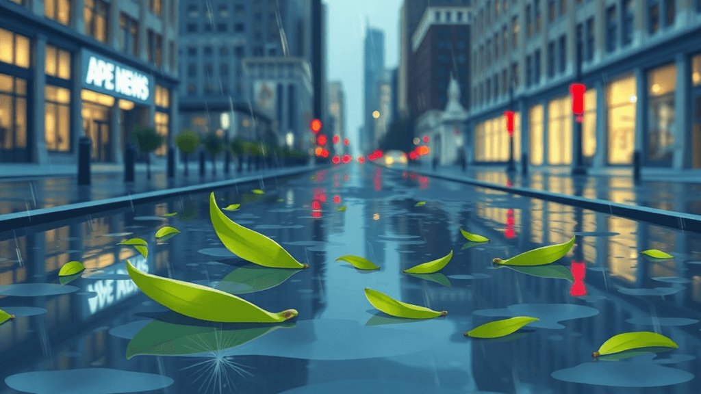 Header image for: APE NEWS FLASH: FLOOD WATCH! GRAB YOUR RAIN LEAVES!