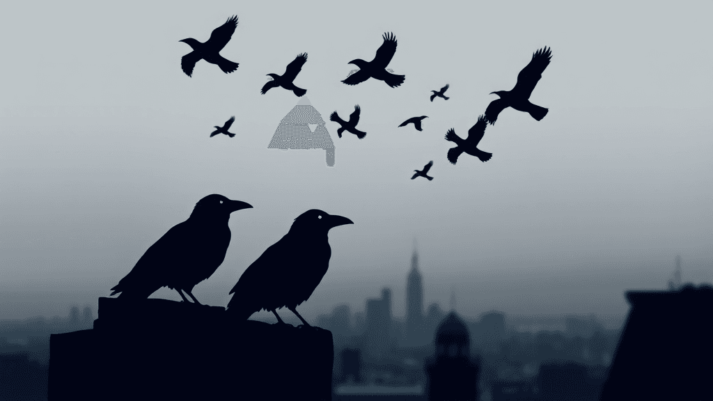 Header image for: CROWS: A DARK OMEN FOR AMERICA'S FUTURE?