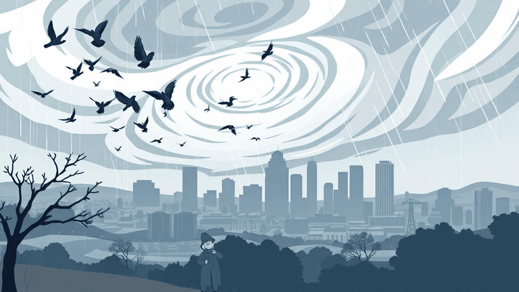 Header image for: PIGEONS KNOW BEST: Squirrel-Charging Thunderstorms & Gnome-Toppling Winds Incoming!