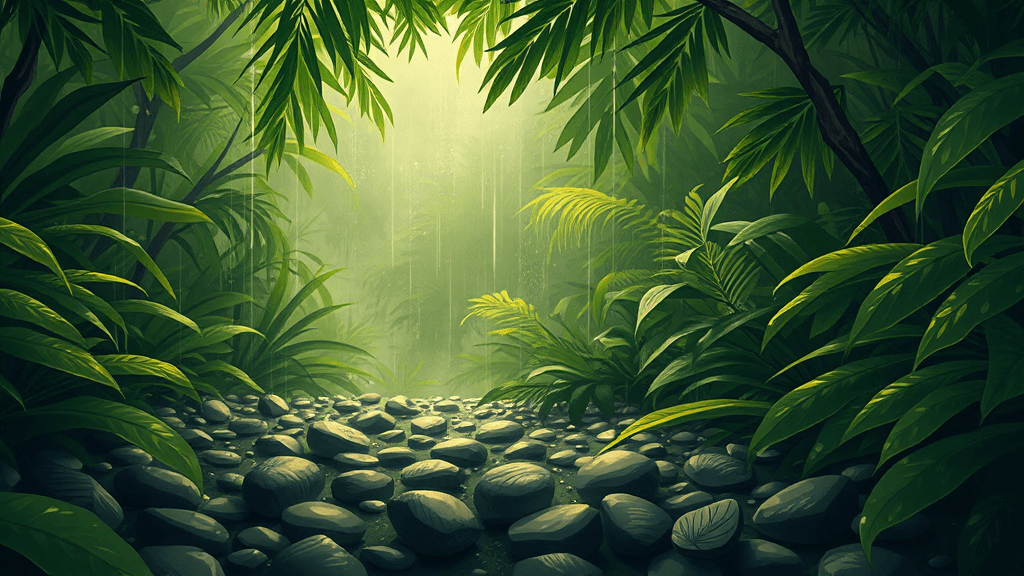 Header image for: WET FOREST! Apes Advised To Polish Pebbles – Ape News