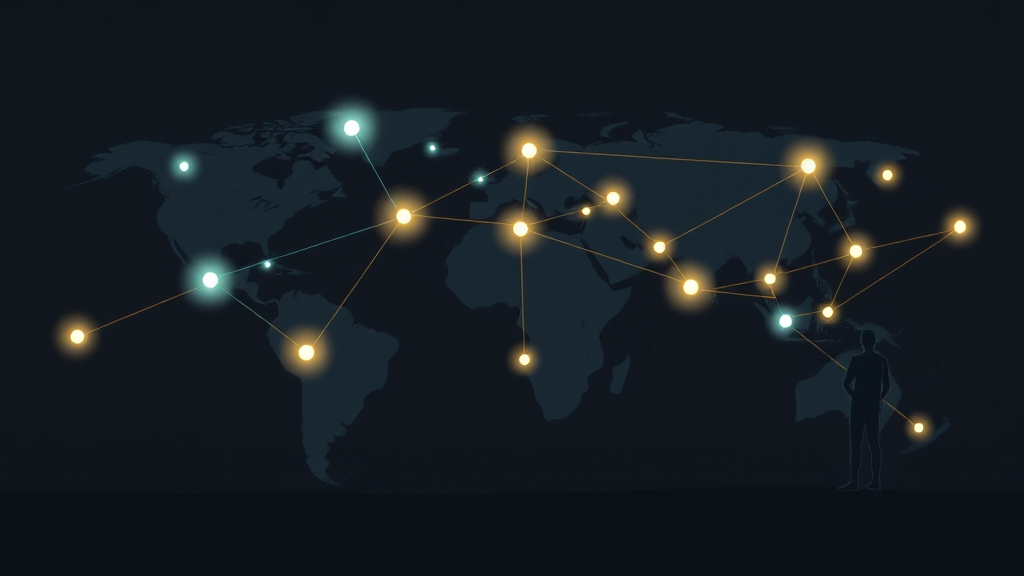 Header image for:  Temporal Shifts in Terrestrial Commerce: A Human Observes and Assures Continued Functionality