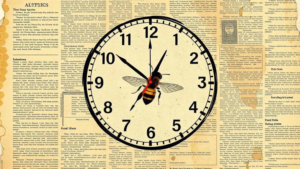 Header image for: Apiarian Advocate Confronts the Relentless March of Terrestrial Temporal Awareness