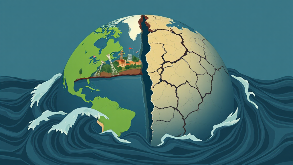 Header image for: Climate Change and the Economy: It's… a Situation.