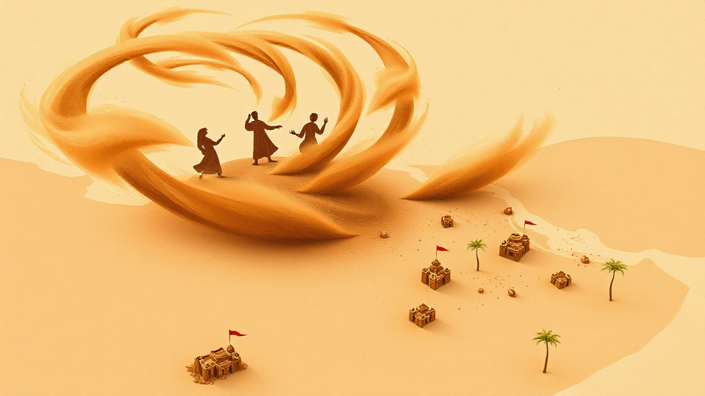 Header image for: DUST DEVILS POLKA DANCING WHILE LLAMAS VANISHāAND IS TRUMP BARGAINING OVER TURNIPS?!