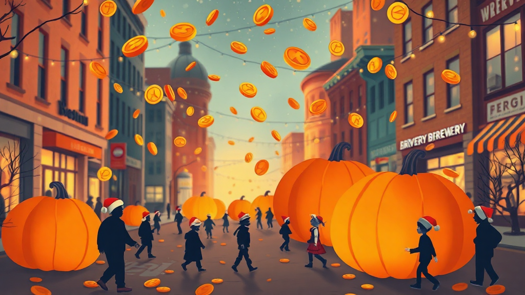 Header image for: GOLD SANTA WALKS AND PUMPKINS!



