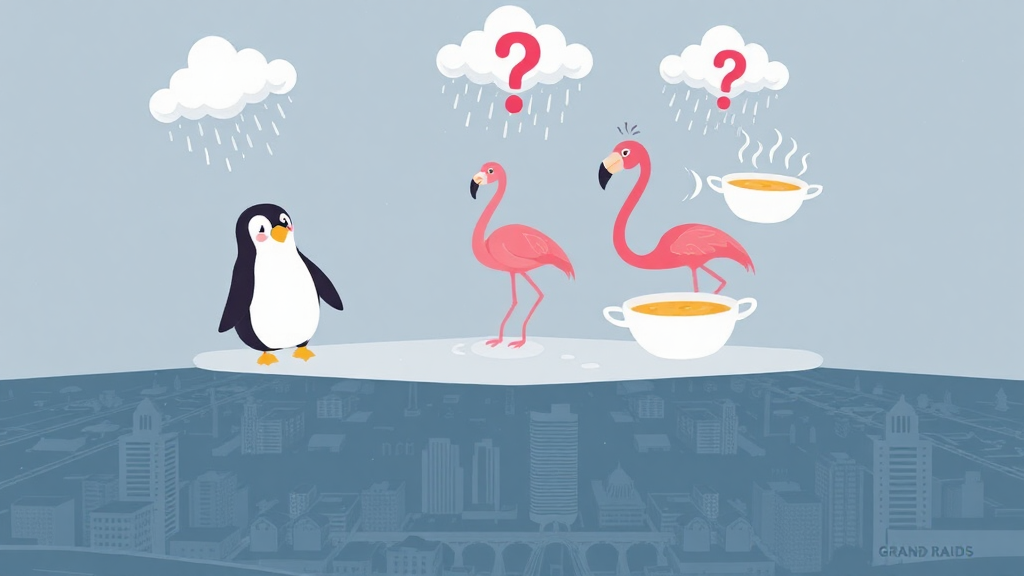 Header image for: PENGUINS, PARKA PLOTS, & 68 DEGREE FLAMINGOS!



