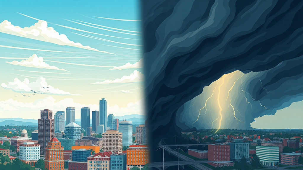 Header image for: TUESDAY STORMS LOOM—Ape News WARNS!




