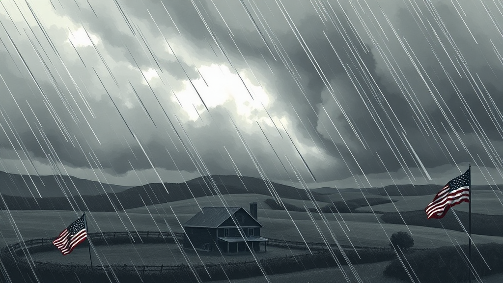 Header image for: Unseasonable Storms Signal Decay of American Values