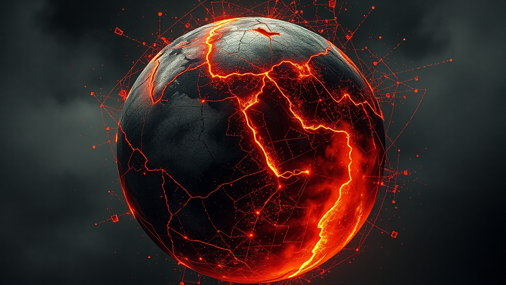 Header image for: WORLD IMPLODING. NO SURPRISES.