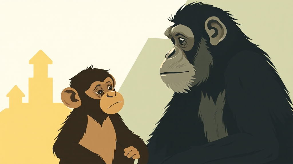 Header image for: YOUNG APES DEMAND FEELINGS, DANCES, NEW SHINY! - Ape News
